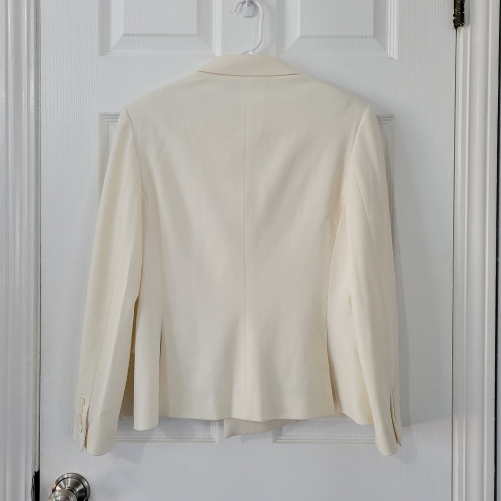 Ralph Lauren Cream Double Breasted Jacket - Picture 3 of 10
